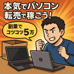 【実録】本気でパソコン転売で稼ごう！月5万円の副収入を得た方法まとめ